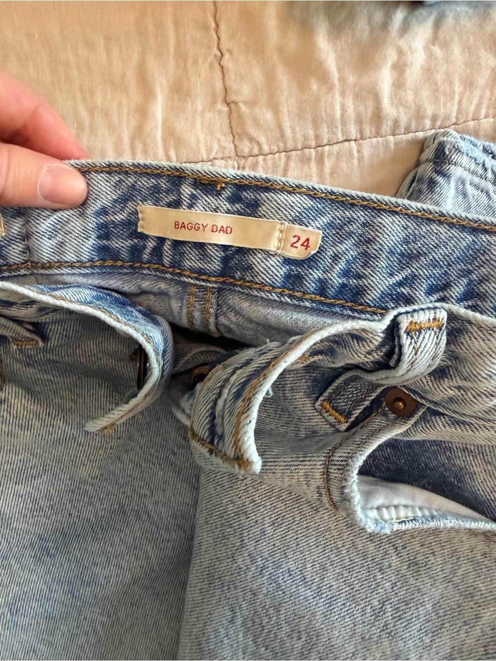 Levi's Light Blue Baggy Dad Boyfriend Jeans